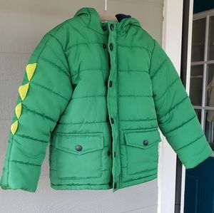 Little Me Size 4T Puffer Coat in Green